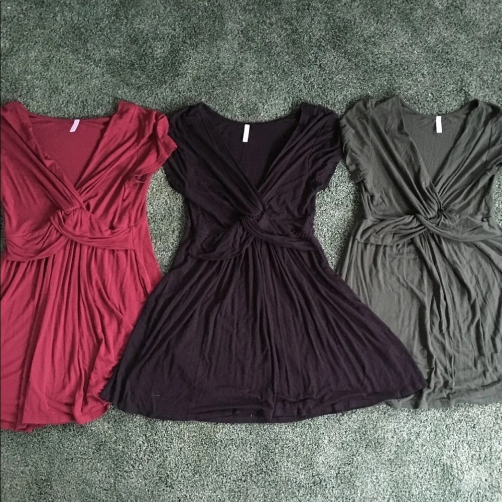 Trio of Pink Blush Tops